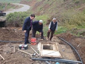 Maden Kaymakamı Çalışmaları Yerinde İnceledi