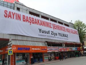 Samsun’da Başbakan Mitingi Heyecanı