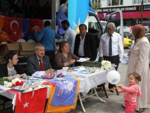 Ak Parti Adayı Prof. Ethem Tolga’ya Vatandaşlardan Yoğun İlgi