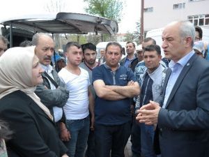 Fazıl Kasap, Yer Sıkıntısı Yaşayan Pazarcı Esnafıyla Görüştü