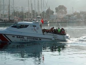 Bodrum’da 57 Kaçak Göçmen Yakalandı