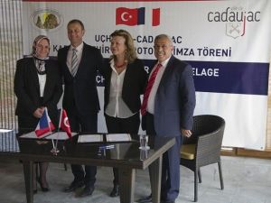 Uçhisar Ve Cadaujac Belediyelari Arasında Kardeş Şehir Protokolü İmzalandı