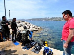 Bodrum’da Deniz Dibi Temizliği Ortakent-yahşi’de Devam Etti
