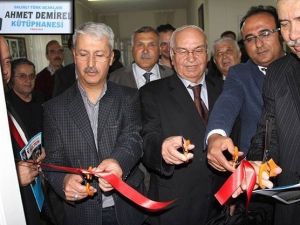 Ahmet Demirel’in İsmi Kütüphanede Yaşayacak