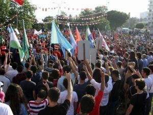 Antalya’da Mehteranlı Türkçülük Günü Yürüyüşü