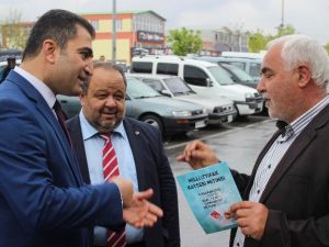 Milli İttifak Adayları Oto Galericiler Sitesine Çıkarma Yaptı