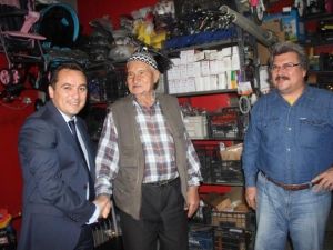 Hasan Eryılmaz Alaşehir’de Çarşı Pazar Dolaştı