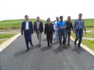 Yapımı Tamamlanan Bahçeli Köy Yolu Hizmete Açıldı