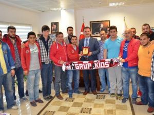 Taraftarlar Derneği’nden Teşekkür Ziyareti