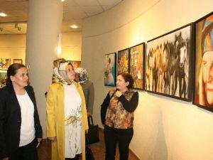 Öğrencileri Ertül Gülsoy Anısına Sergi Açtı