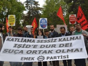 Emek Partisi İşıd Katliamını Protesto Etti