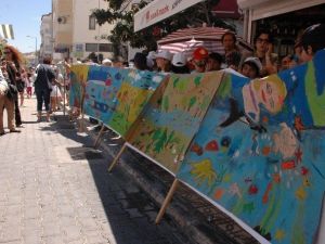 Datçalı Minikler İçlerindeki Doğayı Resmetti