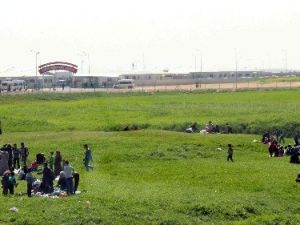 Kilis’te Havalar Isınınca Açık Alanlara Akın Ediyor