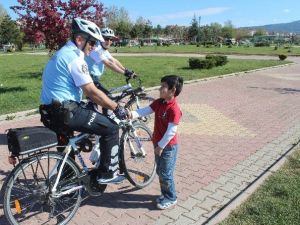 Beyşehir’de Sahil Ve Parklar Bisikletli Polislere Emanet