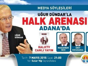 Sözlü, Uğur Dündar’ın Canlı Yayın Konuğu Olacak