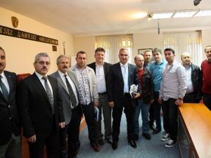 Başkan Yılmazer Su Fabrikaları Yöneticileri İle Görüştü