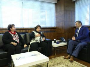 Yıldız Ayhan’dan Başkan Çelik’e Ziyaret
