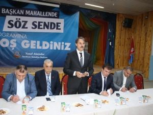 Serdivan Belediye Başkanı Yusuf Alemdar Mahalle Sakinleriyle Buluşmaya Devam Ediyor