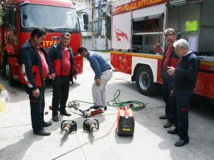 İtfaiye Personeline Yeni Araç Eğitimi