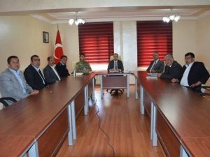 Tut İlçesinde Seçim Güvenliği Toplantısı Yapıldı