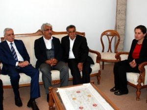 Mardin Büyükşehir Belediyesi Eş Başkanı Türk Midyat’ı Ziyaret Etti