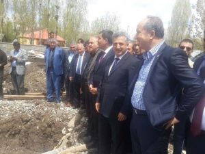 AK Partili Işık Temel Atma Törenine Katıldı