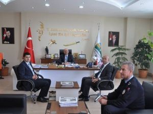 Emniyet Müdürü Şahne’den Başkan Samur’a Ziyaret