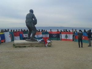 Filistinli Öğrenciler Çanakkale’de Duygusal Anlar Yaşadı