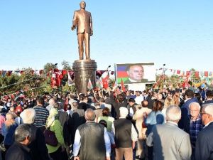 Haydar Aliyev Parkı Ve Haydar Aliyev Anıtı Törenle Açıldı