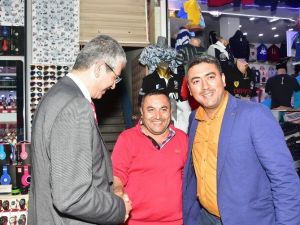 MHP Adayı Akıllı, Kaleiçi Esnafını Dinledi