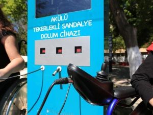 Büyükşehir’den Bedensel Engellilere Akülü Şarj İstasyonları