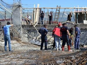 Kahramanmaraş’ta İnşaat Çöktü: 4’ü Ağır 9 Yaralı