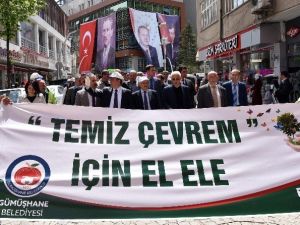 Gümüşhane’de Çevre Yürüyüşü Yapıldı