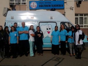 Gezici Ağız Ve Diş Sağlığı Tarama Aracı, 736 Öğrenciye Ulaştı