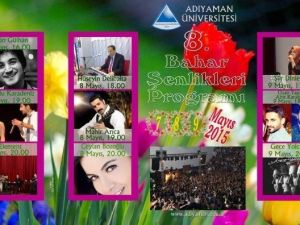 Adıyaman Üniversitesi 8. Bahar Şenlikleri Başlıyor
