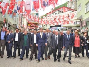 Şalpazarı’nda Cora’ya Sevgi Seli