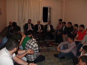 Uslu, Öğrenci Evine Konuk Oldu