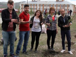 ARÜ Sosyal Bilimler MYO’ya 2015 Fidan Dikildi