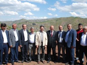 AK Parti’li Aydın, Koçali Barajı İnşaatında İncelemelerde Bulundu