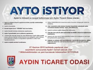Ülken: “Bizim Siyasetimiz, Ekonomi Siyaseti”