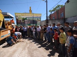 Asfalt Sezonu Kurban Kesilerek Başladı