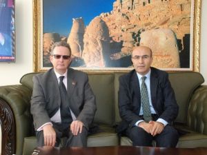 Belçika Ankara Büyükelçisi Marc Trenteseau’dan, Vali Demirtaş’a Ziyaret