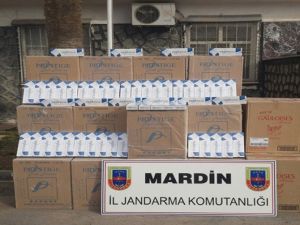 Mardin’de 7 Bin 500 Paket Kaçak Sigara Ele Geçirildi