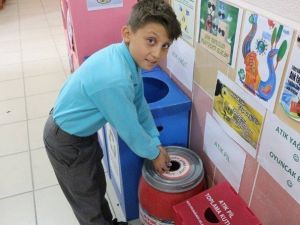 Öğrenciler 154 Kilo Atık Pil Topladı