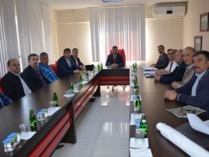 Kula Deri Sanayi Bölgesi Müteşebbis Heyeti, Vali Bektaş Başkanlığında Toplandı