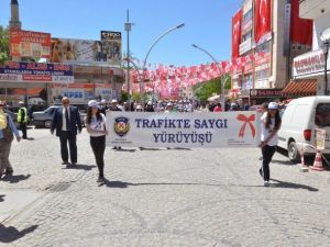 Karaman’da Trafikte Saygı Yürüyüşü