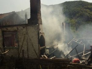 Bartın’da Ev Yangını