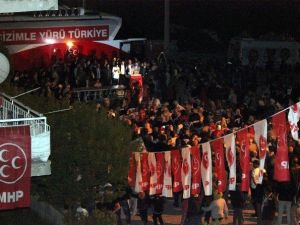 Kırşehir’de MHP’li Adaylar Coşkuyla Karşılandı