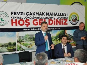 Başkan Usta, Kentsel Dönüşüm İle İlgili Vatandaşı Bilgilendirdi