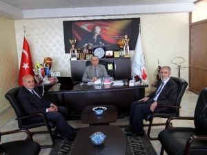 Müftü Karatepe, Arkaltı’yı Makamında Ziyaret Etti